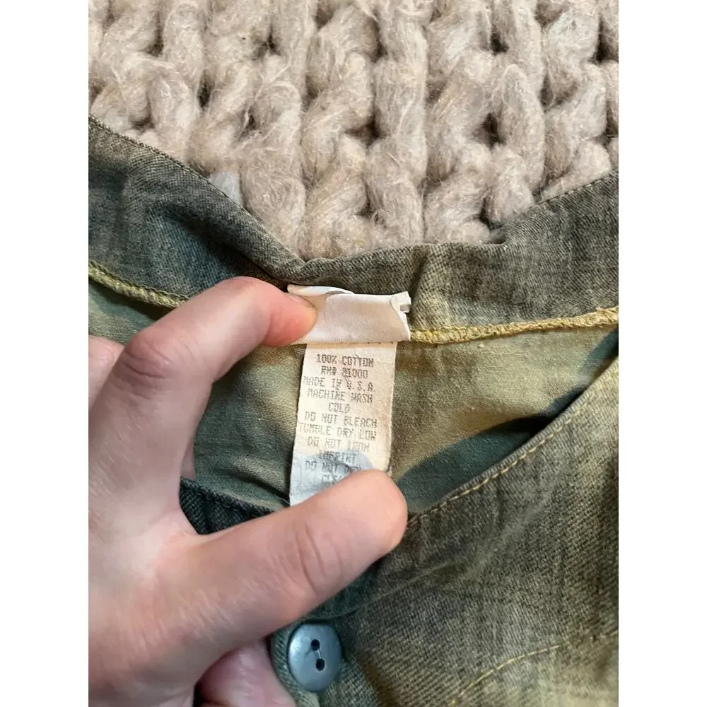 plaid vest vintage Y2K green size xl